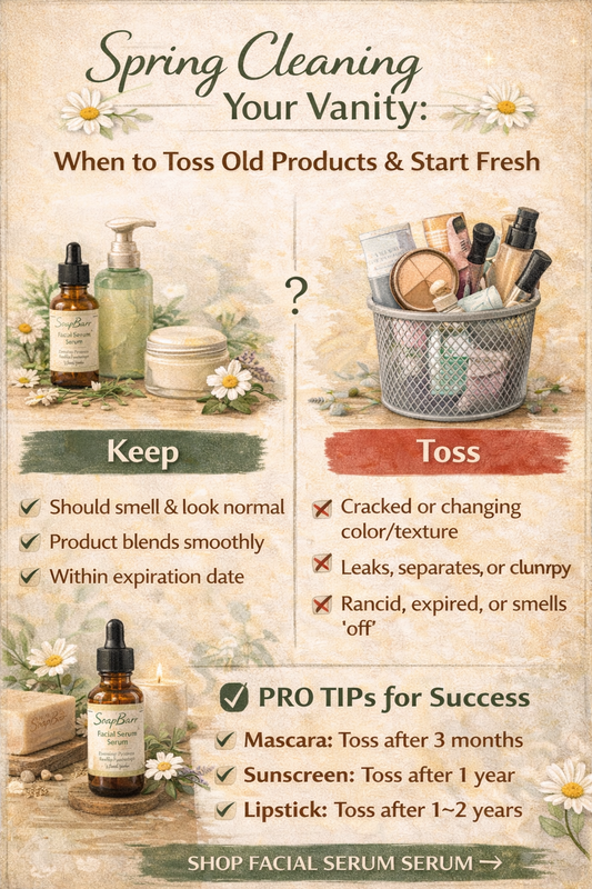 Spring Cleaning Your Vanity: When to toss old products and start fresh.