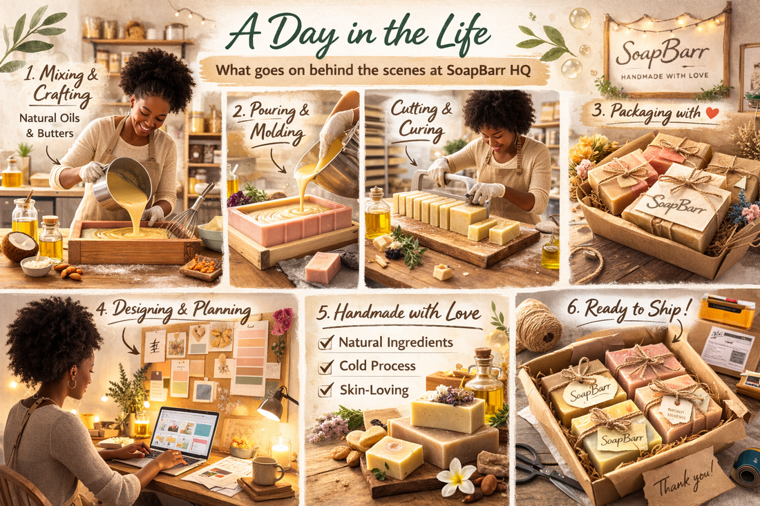 A Day in the Life: What goes on behind the scenes at SoapBarr HQ.