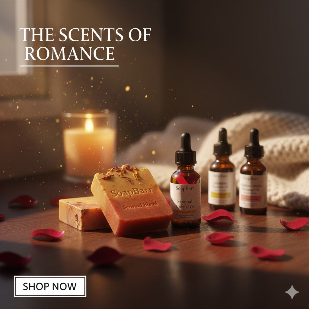 The Scents of Romance: Exploring the essential oils we use for mood-boosting.